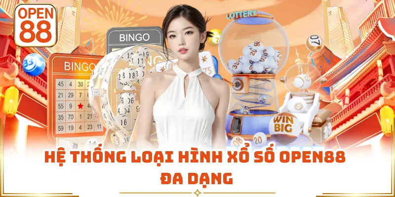 Hệ thống loại hình xổ số OPEN88 đa dạng