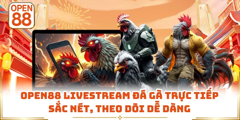 OPEN88 Livestream Đá Gà Trực Tiếp Sắc Nét, Theo Dõi Dễ Dàng